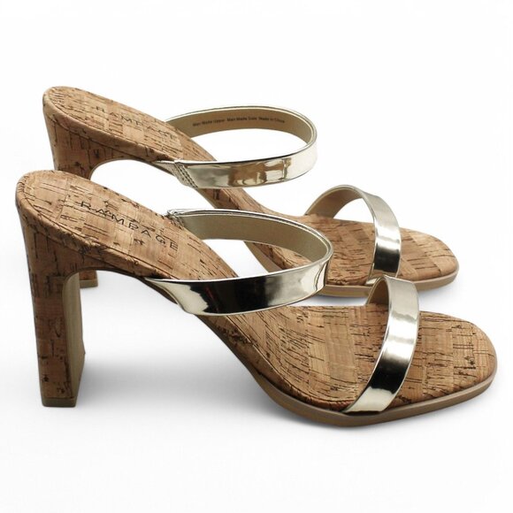 Rampage Jolene Two-Strap Heeled Sandal (Women S) - Picture 4 of 8